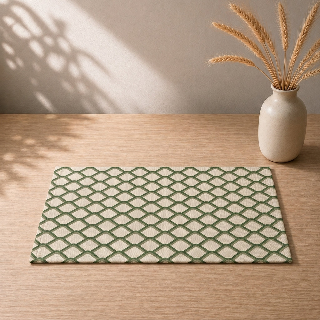 Individual Golden Bloom: Green Honeycomb - imagen 1