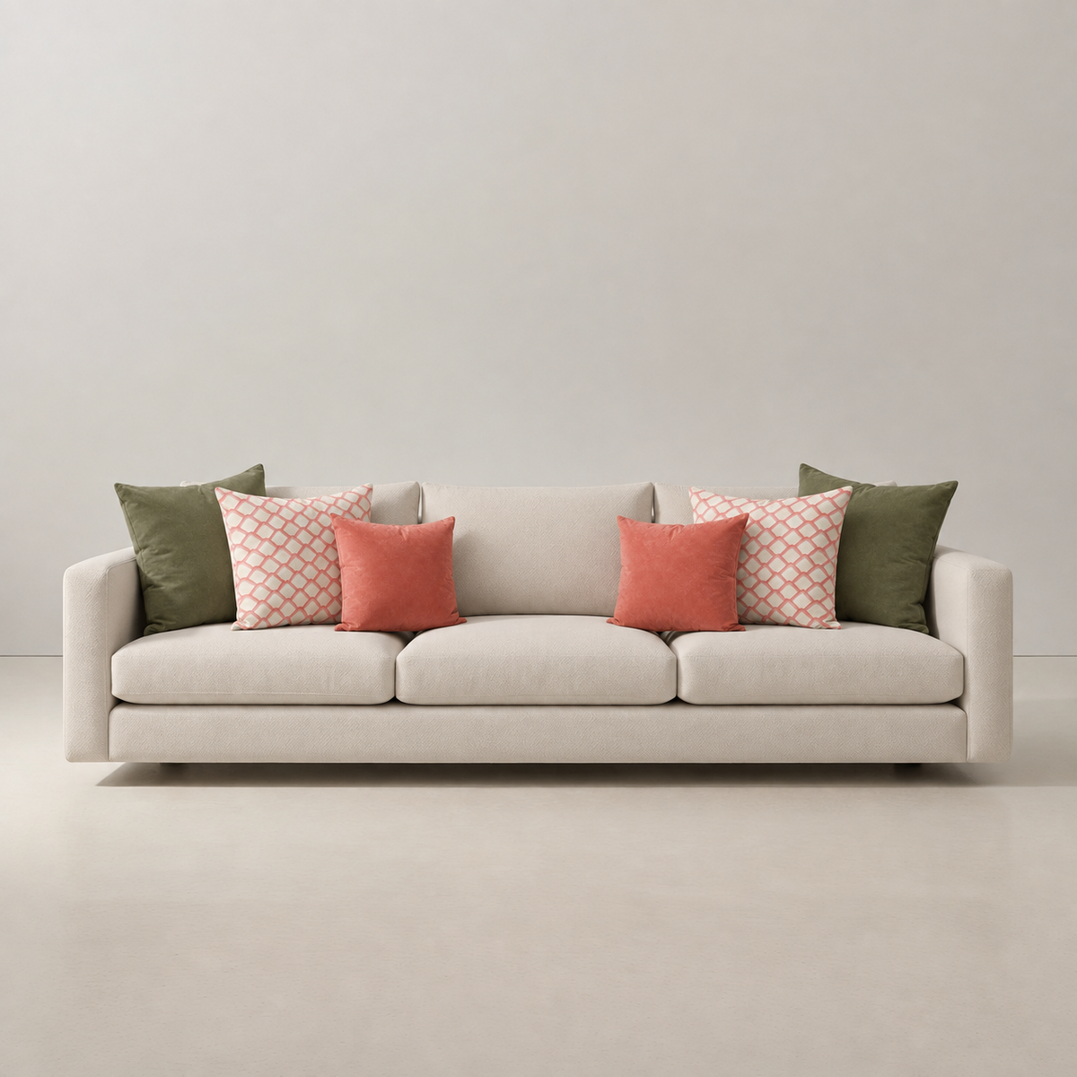Cojines Golden Bloom Estampados Geometricos - Rose Honeycomb - Sofa Rose Honeycomb