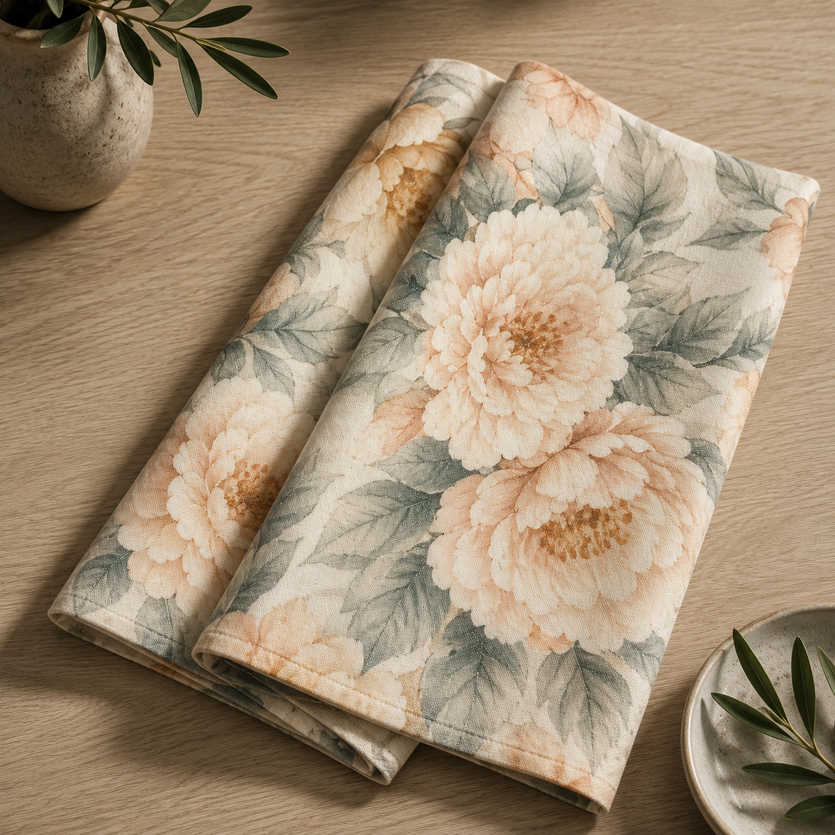 Mantel Heritage Meadow: Meadow Peonies - Mantel Meadow Peonies