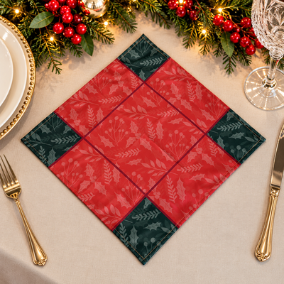 Servilletas de Tela Navideñas Christmas Magic Fold