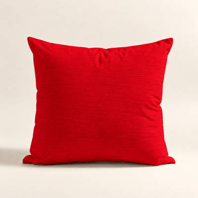 Cojin Unicolor Rojo Navidad