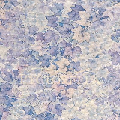 Mantel Mist Garden: Winter Leaves - Tela Winter Leaves