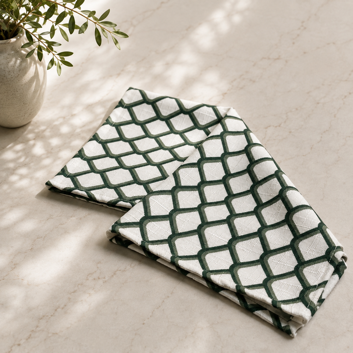 Servilleta Golden Bloom: Green Honeycomb - imagen 3