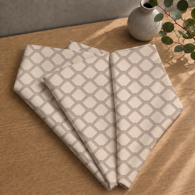 Mantel Heritage Meadow: Gray Honeycomb - Mantel Gray Honeycomb