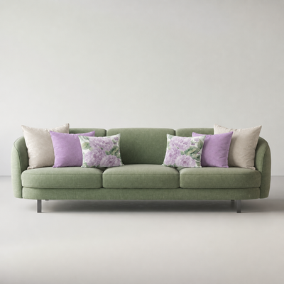 Cojines Mist Garden Estampados Florales - Night Peonies Aquarelle - Sofa Night Peonies Aquarelle