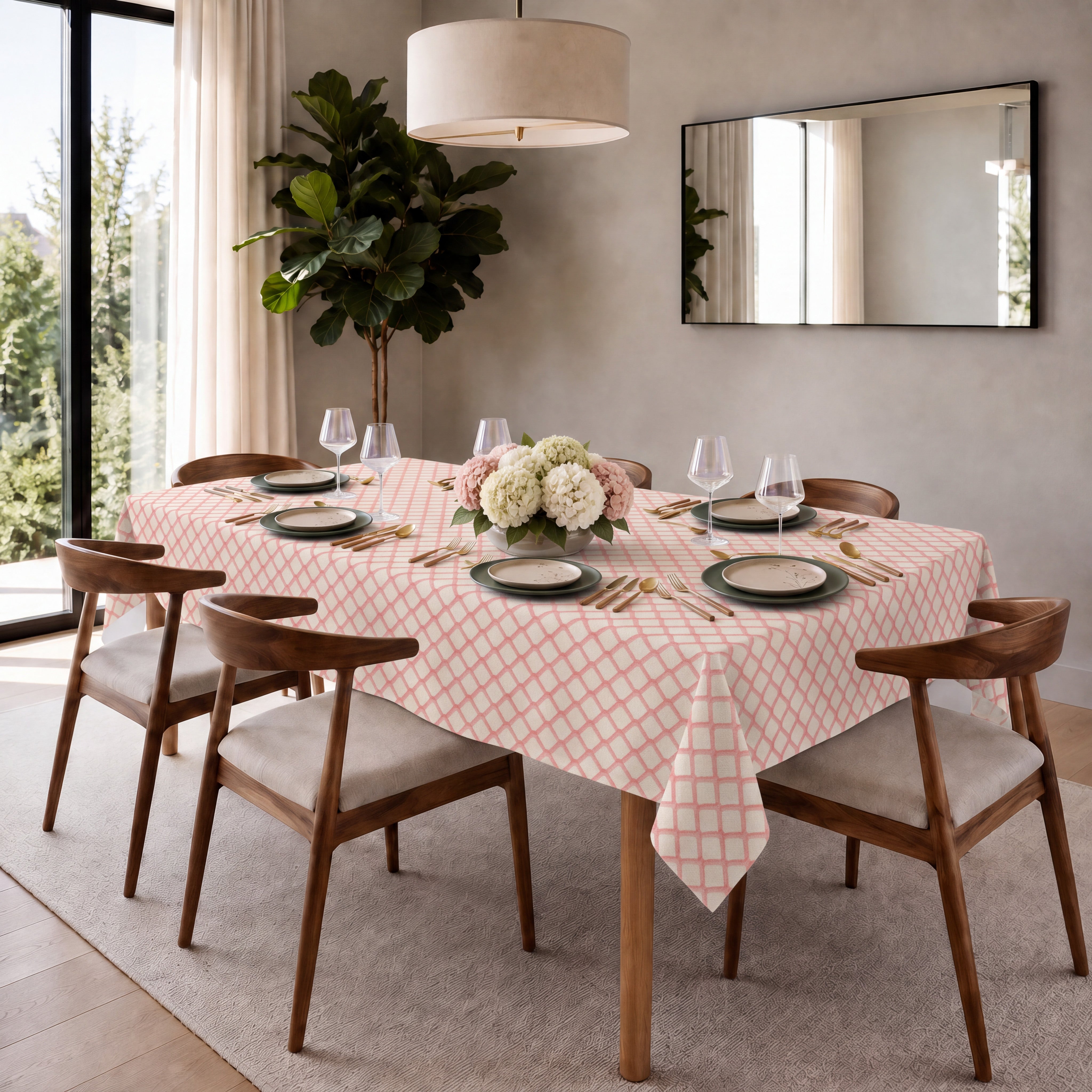 Mantel Golden Bloom : Pink Honeycomb - Mesa Pink Honeycomb
