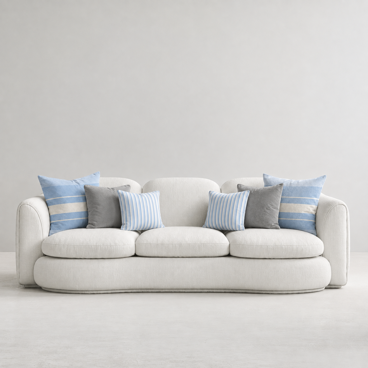 Cojines Mist Garden Estampados Geometricos - Mist Blue lines - Sofa Mist Blue Lines