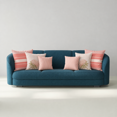 Cojines Golden Bloom Estampados Geometricos - Peony Lines - Sofa Peony Lines