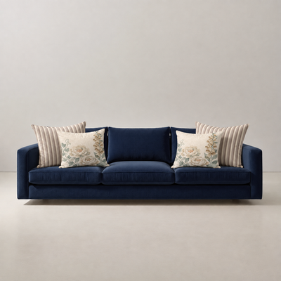Cojines Heritage Meadow Estampados Florales - Oil Meadow Bouquette - Sofa Oil Meadow Bouquette