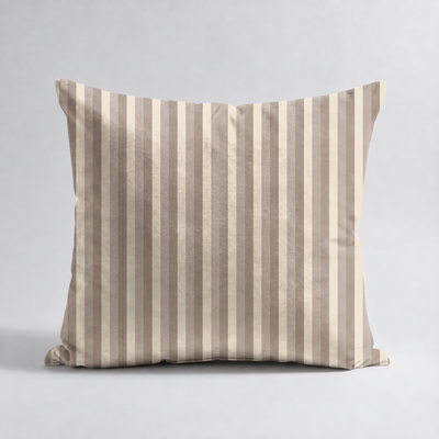 Cojines Heritage Meadow Estampados Geometricos - Mushroom Taupe Stripes - Cojin Mushroom Taupe Stripes