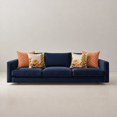 Cojines Golden Bloom Estampados Geometricos - Apricot Honeycomb - Sofa Apricot Honeycomb