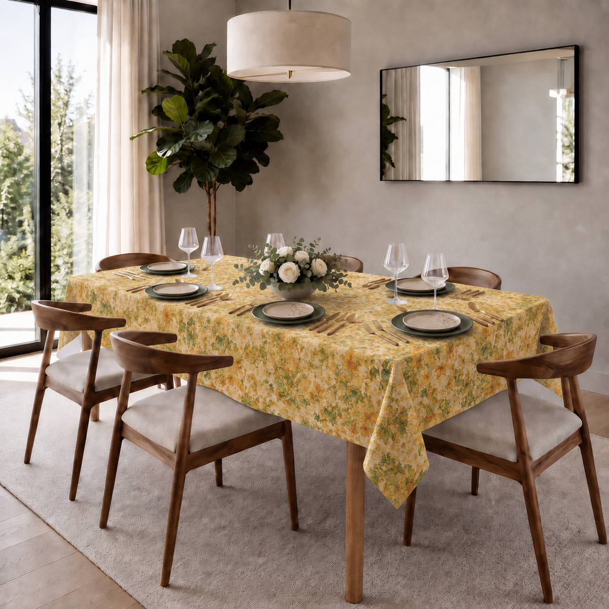 Mantel Golden Bloom : Summer Leaves - Mesa Summer Leaves tc