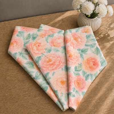 Mantel Golden Bloom : Warm Peonies - Warm Peonies tc