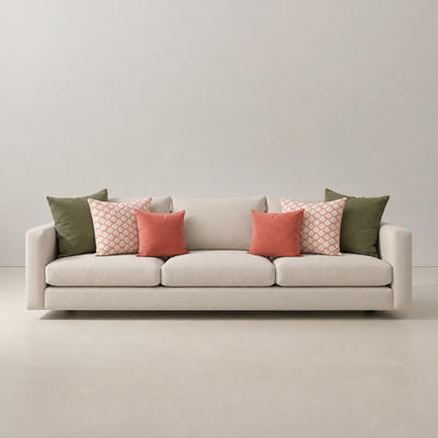 Cojines Golden Bloom Unicolor - Olive Terrace - Sofa Olive Terrace